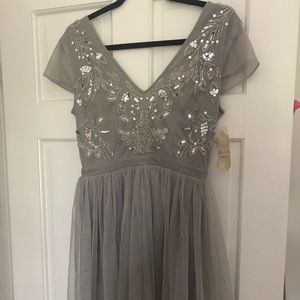 Brand New Lola Beaded Dress Tulle Skirt Small
